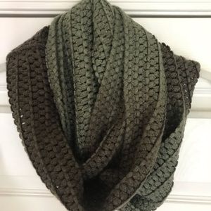 Ombré olive green infinity scarf- Nordstrom